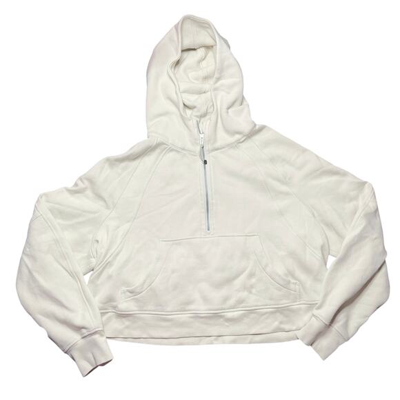 Lululemon Scuba Oversized Half-Zip Hoodie Bone Size XL/XXL - Picture 1 of 3